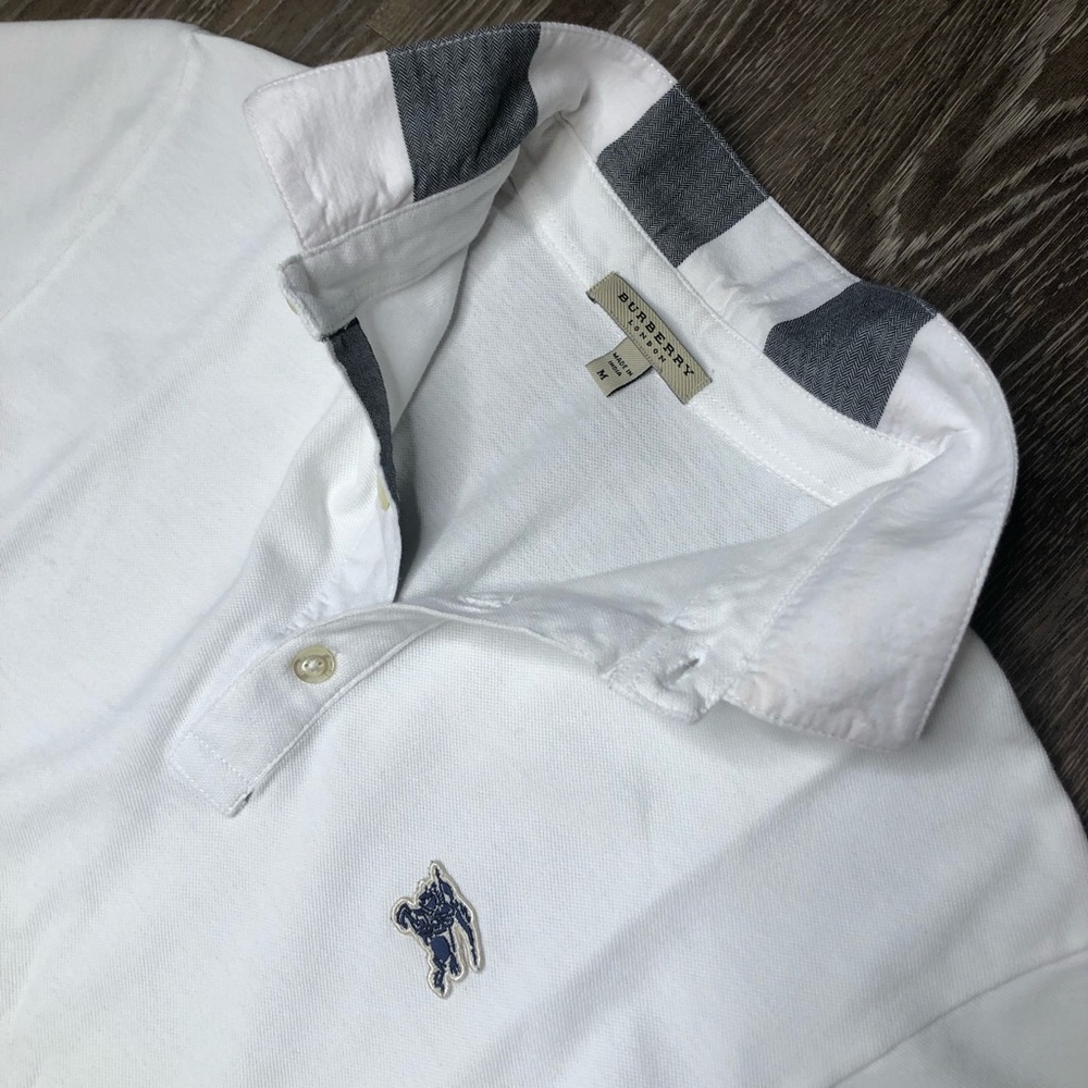 Burberry Poloshirt White Medium